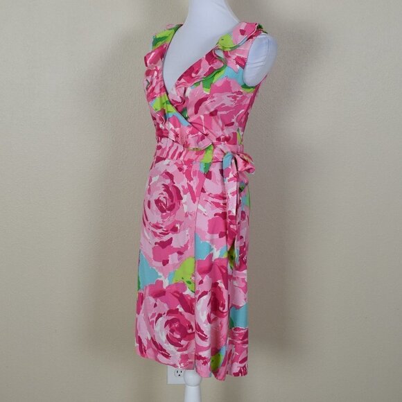 Lilly Pulitzer First Impressions Hayden Wrap Dress S - Picture 6 of 10
